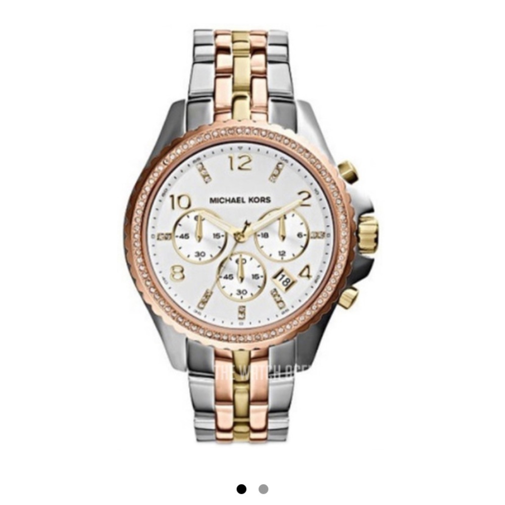 Tri tone Michael Kors watch